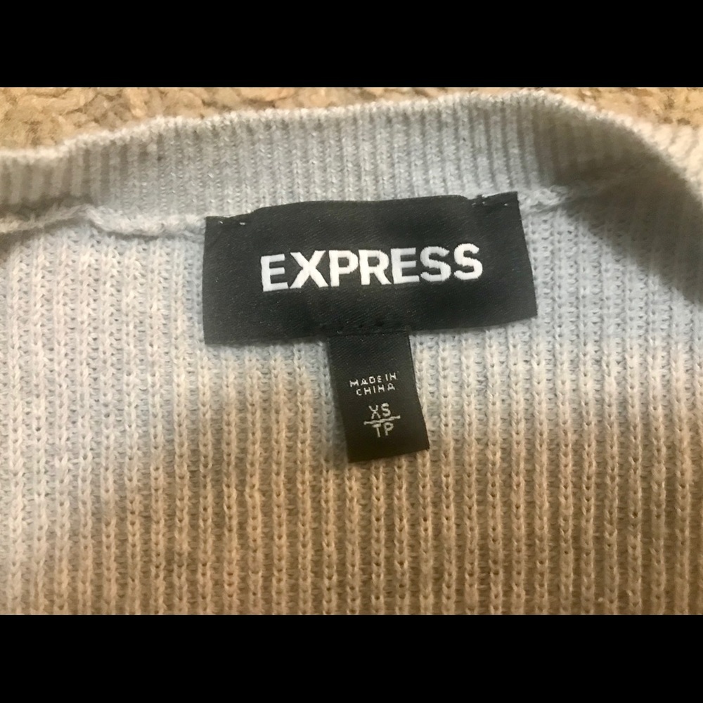 Express Reversible Embroidered Cold Shoulder - image 5